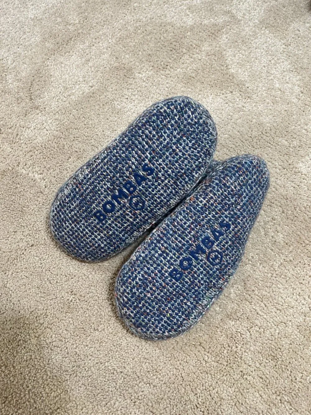 Lot of 2 New Bombas Sherpa Lined Gripper Bootie Slippers Unisex M W9-11.5 M7-9.5